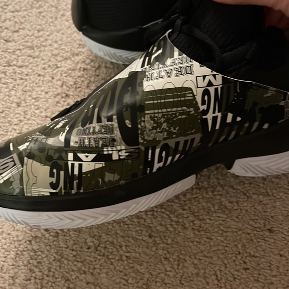 Jordan jumpman hustle Black infrared  23 olive canvas - Picture 11 of 15